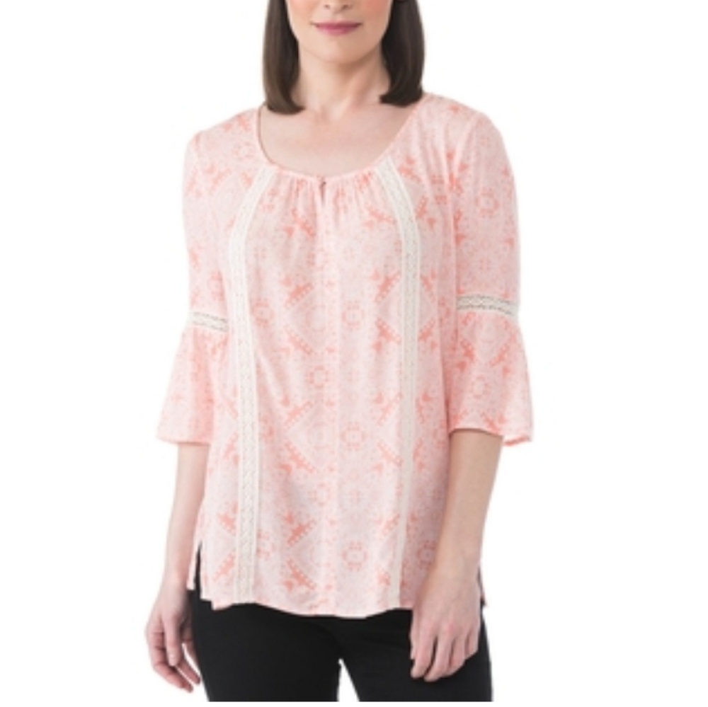 NWT Cherokee Peasant Top
